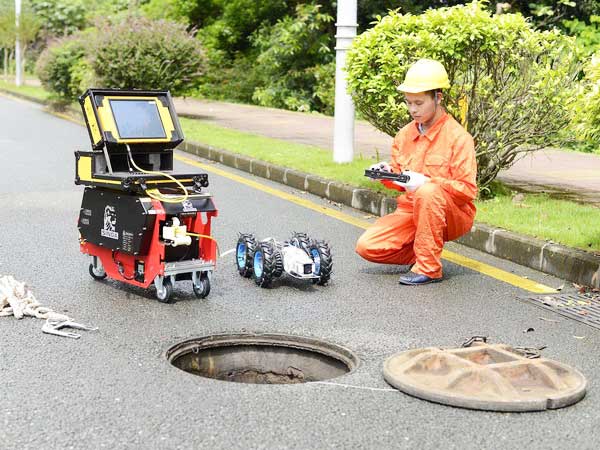 会山镇管道机器人检测