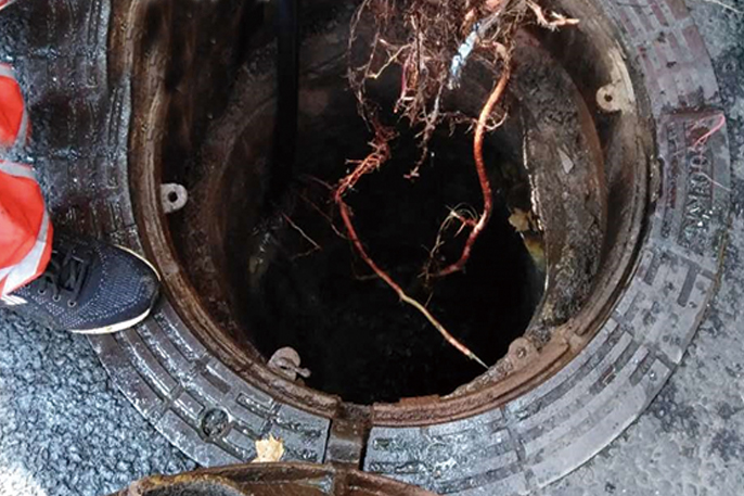 会山镇管道预处理